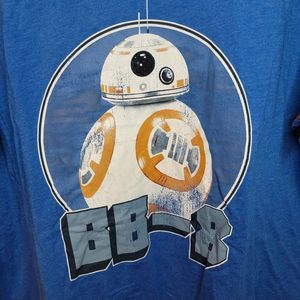 Star Wars Graphic Tee BB-8 SS Blue - Size 2XL